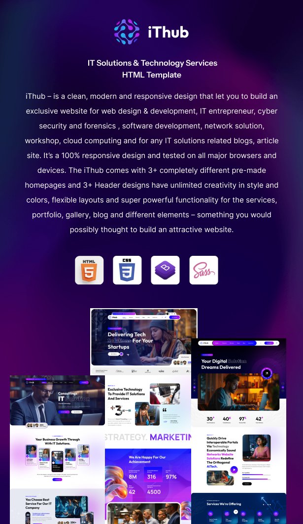 IThub || IT Solutions & Technology Services HTML5 Template