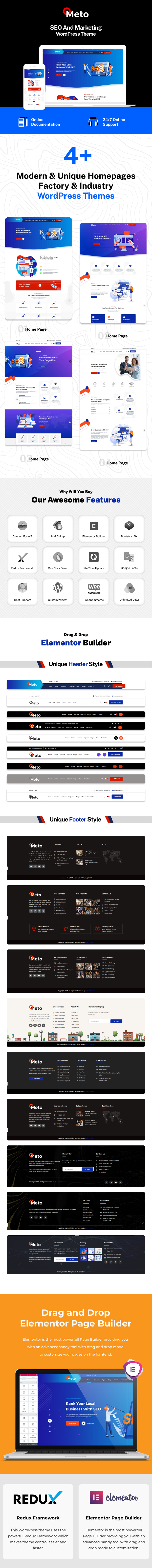 Meto | SEO & Marketing WordPress Theme - 5