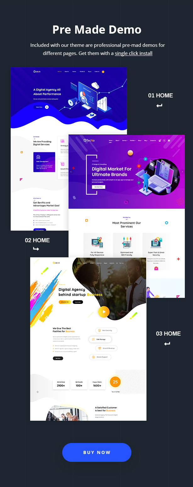 Tecno - Creative Agency WordPress Theme - 7